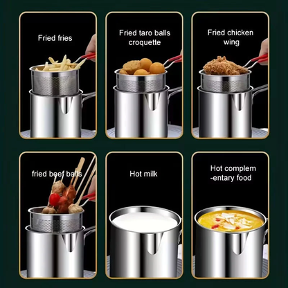 🎁Exclusive offer for our fans! Limited-time low price!🎁Household stainless steel fryer